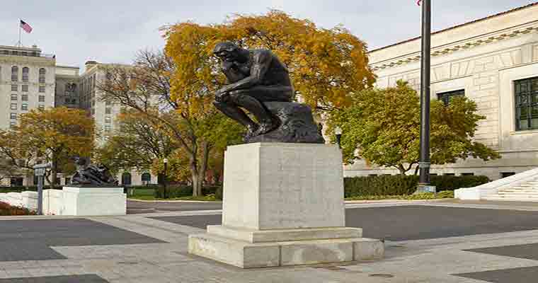 Snow Thinker Statue