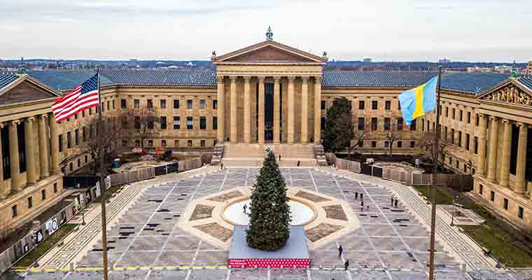 the Philadelphia Museum