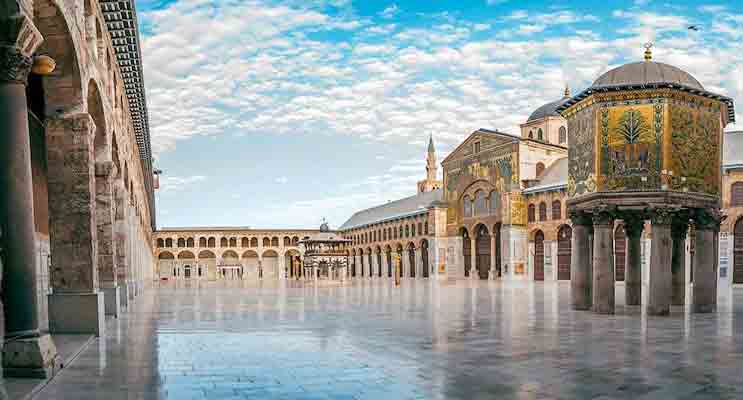 the Omayyad Mosque